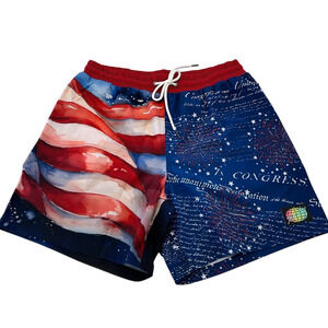 SLUNKS Men's 4th of July 250th US Anniversary, LARGE - RARE! Brand new